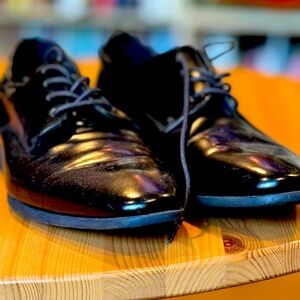BP. Andrew Plain Toe Leather Derby